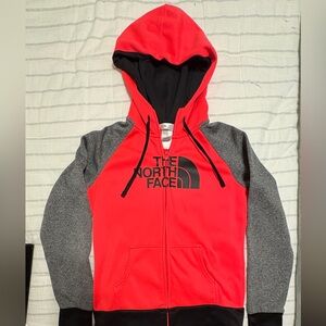 The North Face Half Dome Full-Zip Hoodie Women's S/P Neon Orange